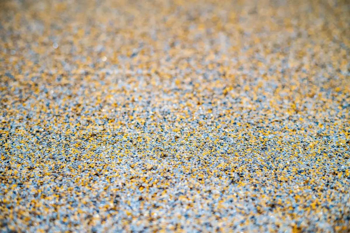 Colorful Resinous Flooring Closeup